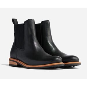 Nisolo Carmen Chelsea Boot Black Leather Size 6.5/7 NIB Versatile Elegant Rugged